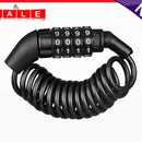 MTB Road Bike Anti Theft Helmet 4 Digit Password Lock Cycling Safety Cable Locks