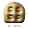 2pcs Inflatable Cushion Tub Anti-Hemorrhoids Inflatable Seat Pad (Golden)