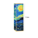Lipstick Pin Cushion Retractable Sew Needle Oil Painting Tube (Starry Sky)