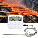 Digital BBQ Thermometer Cooking Steel Probe Food Temperature Kitchen