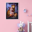 Cat Elf Full Diamond Painting DIY 5D Round Drill Rhinestones Wall Picture