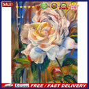 DIY Mosaic Rhinestone Drawing Blooming Flowers Full Drill Diamond Painting De