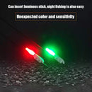 2 pcsNight Fishing Light Stick Electronic Luminous Fishing Rod Tackle Yellow