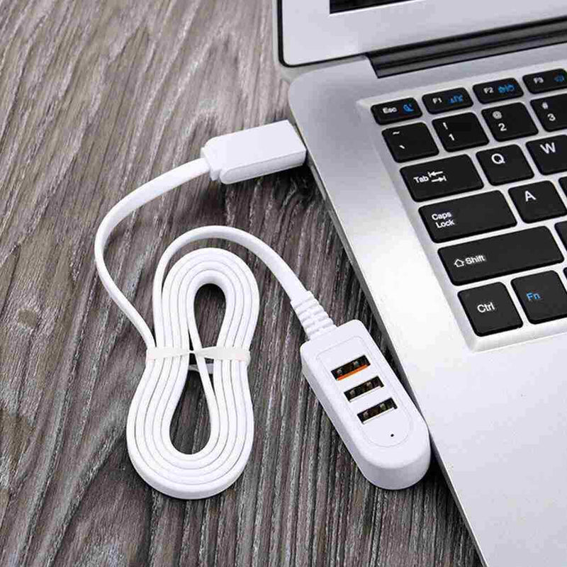 High Speed 4 Port USB2.0 Multi HUB Splitter Expansion Desktop T1H E8L1 PC C6W0