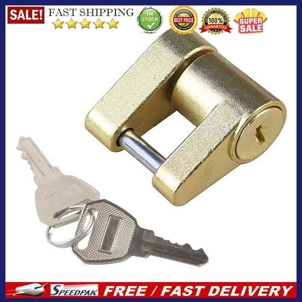 Anti-theft Trailer Hitch Lock Hitch Security Protector 1/4 Inch for RV Truck
