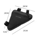 MTB Bike Front Tube Bag Waterproof Road Bicycle Phone Frame Pouch (Black) Newly
