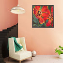 Flower Oil Paint By Numbers DIY Canvas Wall Art Picture Craft Home Decoration