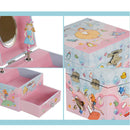 Jewelry Storage Organizer Music Box Girls Birthday Christmas Gift (Pink) Newly