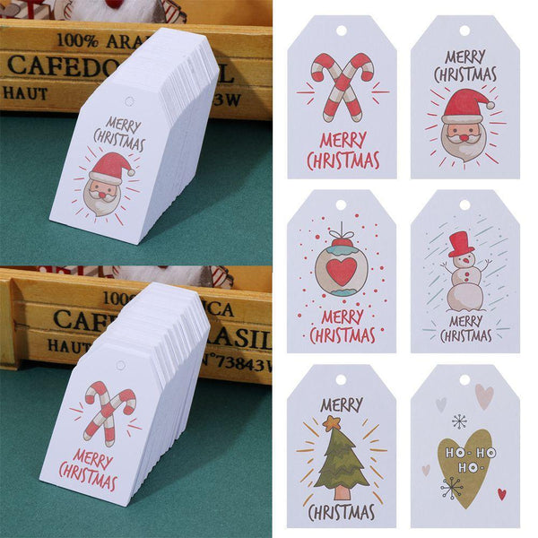 Wedding Supplies Christmas Tags Hanging Label Xmas Decorations Gift Cards