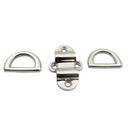 Satinless Steel D-shaped Buckle Deck Pull Handle Flush Lift Ring Yacht Order