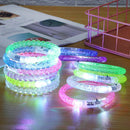 Light Luminous Bracelets Flash Wrist Band Glowing Wristband Led Dance Bangle