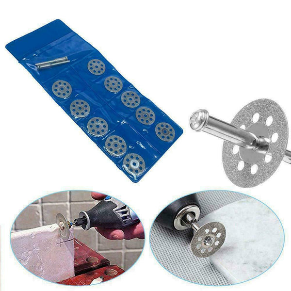 10PCS Diamond Cutting Wheel Saw Blades Cut Off Discs Sale Rotary Tool Set E6B4