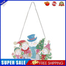DIY Applique Diamond Snowman Christmas Tree Wall Hanger Acrylic Kit Pendant
