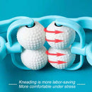 4 Ball Neck Pain Relief Massager Dual Trigger Therapy Hand Roller (Blue) Newly