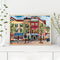 Frameless Oil Paint By Numbers DIY Center Street House Picture Craft for Bedroom