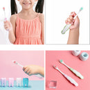 Soft Bristle Children Toothbrush Eco-friendly Toothbrush Coated Tongue Cleaning