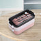 Lunch Bento Box Microwave Heating Split Double Layer Food Storage (Pink) Newly