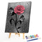 Flower Butterflies Canvas Painted Oil Paint By Numbers Modern Bedroom Wall Art