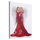 Partial Special Shape Drill Diamond Paint Dress Lady Mosaic Rhinestone Pictur