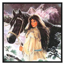 Full Embroidery Needlework Kit Cross Stitch Set 11CT 3 Beaches Winter Snow