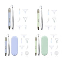 USB Recharge 5D Diamond Painting Embroidery Point Drill Pen Set (Green A)