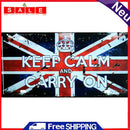 30x15cm Rectangular Keep Calm Carry On Metal Retro Tin Painting Garage Bar Decor