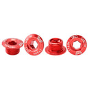 MUQZI CNC MTB Road Bike M19 Crank Cover Screws Crankset Bolt Cap (Red)