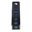 IN14 12V Tube RGB LED Digital Clock Module Circuit Board with Shell (Black)