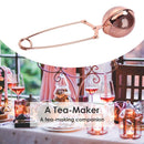 Reusable Stainless Steel Tea Strainer Infuser Tea Ball Filter with Handle Newly