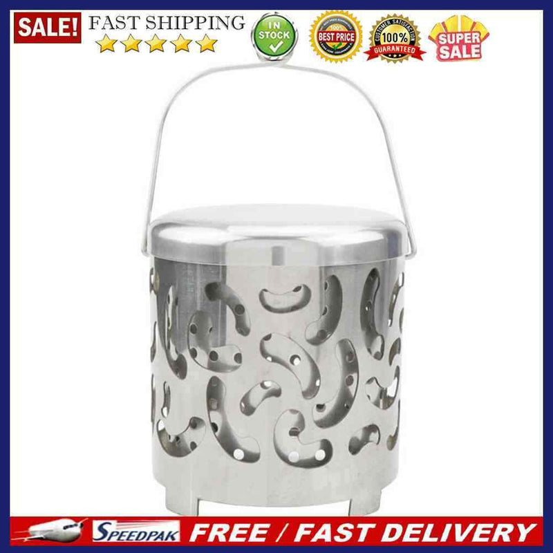 Winter Mini Heating Camping Stove Portable Stainless Steel Home Hiking Equi