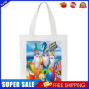 Christmas cartoon Printed Canvas Tote Bag (35*38cm)