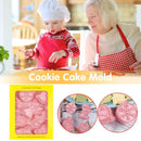 8pcs Mold Baking Christmas Cartoon Elk Santa Claus Cookie Cutter Diy Pastry`