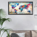 Cross Stitch Kits DIY Map 11CT Printed Embroidery 40x85cm (SZX112)