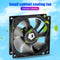 ID-COOLING NO-8025-SD 80mm Quiet 3 Pin Desktop PC Case Small Cooling Fan Newly