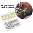170pcs/box Watch Crown Replacement Watchmaker Repair Accessories Tool Kits Newly