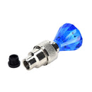 Fashion Diamond Shape LED Flash Lamp Tyre Valve Cap Light Car Bike Motorcycle