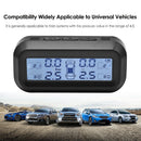 AN-10C Solar Car TPMS Tire Pressure Monitor System (Black+White External) Newly