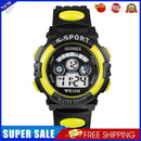 5pcs Multifunction Waterproof Sports Electronic Children Watches (Yellow)