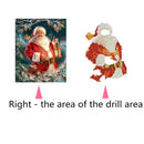 Decor Embroidery Cross Stitch Needlework Christmas 5D Diamond Painting Santa