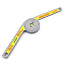 360 Degree Miter Saw Protractor w/Leveling Bubble Angle Finder Gauge Ruler Newly