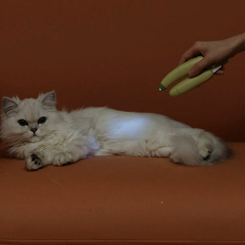 #A Plastic Pet Nail Clippers Banana Dog Cat Claw Grinder Toe Trimmer Pet Groomin