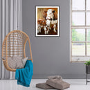 Diamond Painting 5D DIY Cow Calf Full Round Drill Rhinestone Picture Kit Newly