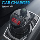 Bluetooth 4.2 FM Transmitter Hands Free Car Kit MP3 Music Player USB Car Charger