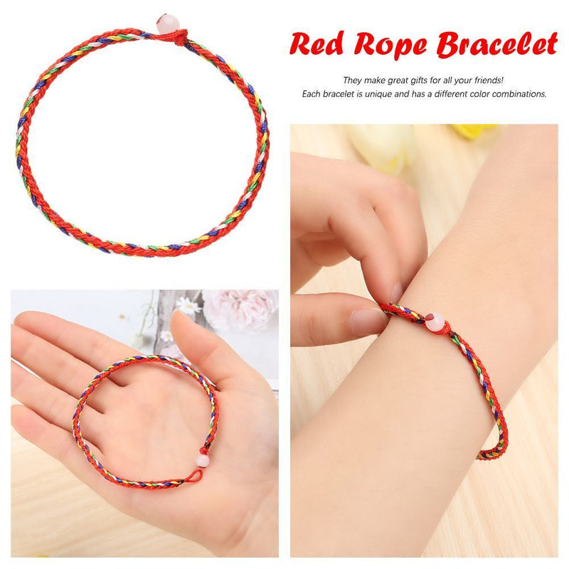 Handmade Hand-woven Bracelet Gift For Couple Jewelry Gifts Red Rope Bracelet