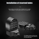 Aluminum Alloy Folding Footrest Pegs Bike Rear Pedals for Electric MTB Bicycle