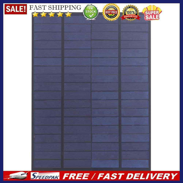 5W 18V Solar Panel A Level Polycrystalline Silicon Solar Charger for 12V Ba