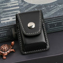 Kerosene Lighter Small Box Lighter Leather Case Super Match Anti Loss Cover