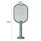 2 in 1 3500V Electric Flies Swatter Mosquito Trap Racket Bug Killer (Green)