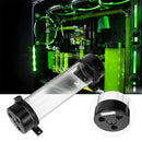 234mm Cylinder Water Tank Water Cooling Kit for PC Liquid Cooling(Black) Newly