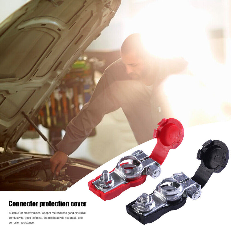 2pcs Caravan Vehicle Battery Connector Cap Car Anode Cathode Insulator Tool Kit